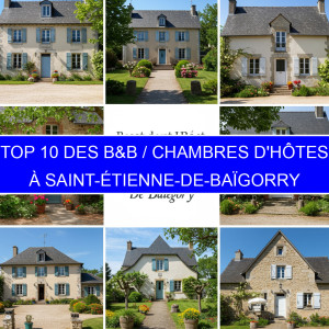 Top 4 des B&B / Chambres d'hôtes à Saint-Étienne-de-Baïgorry